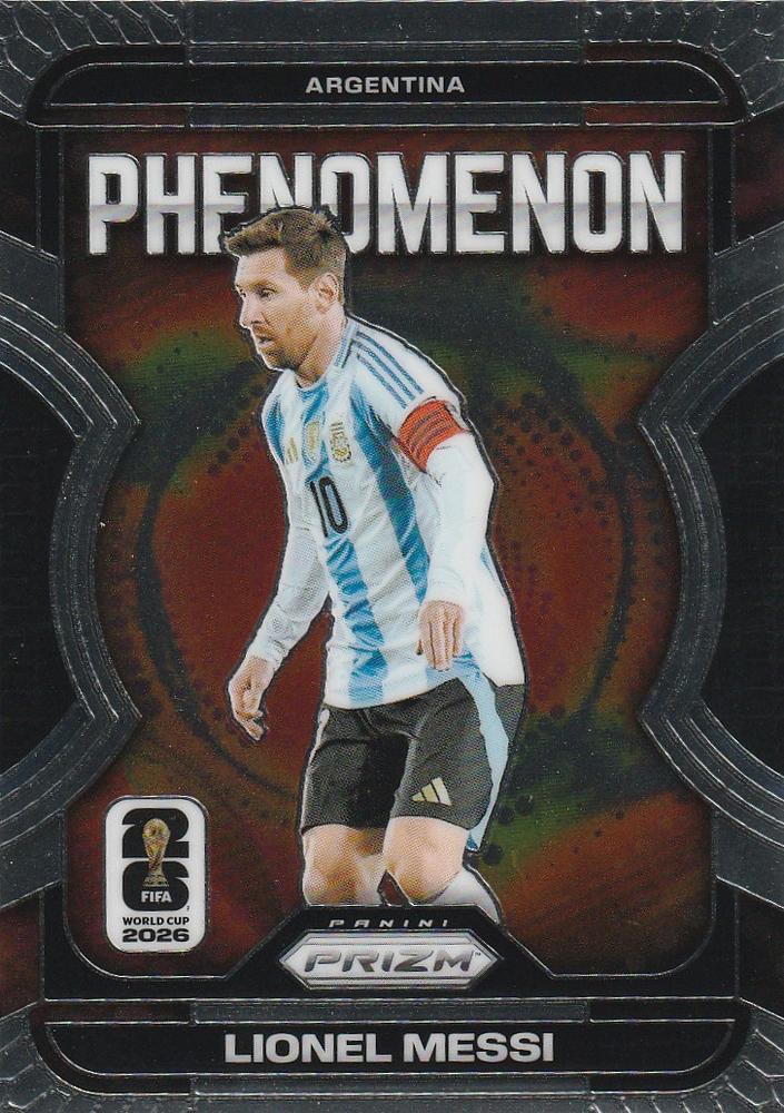 2026 Panini Prizm FIFA World Cup Phenomenon Lionel Messi #19 Argentine