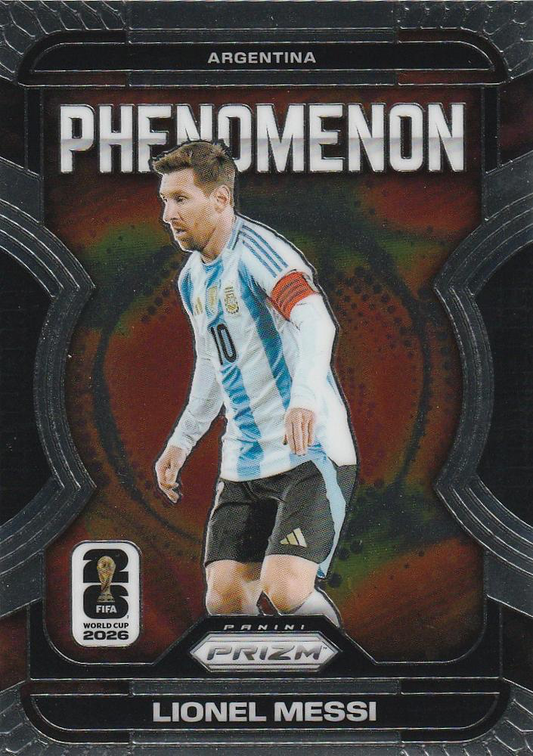 2026 Panini Prizm FIFA World Cup Phenomenon Lionel Messi #19 Argentine