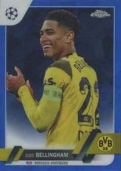 2022 Topps Chrome UCC Sapphire SP Jude Bellingham #22 Borussia Dortmund