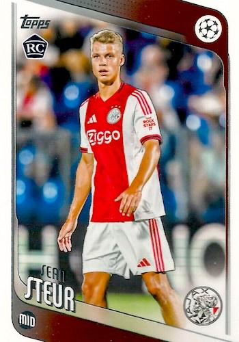2025 Topps Flagship UCC Sean Steur RC #43 Ajax