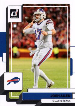 2022 Panini Donruss Josh Allen #116 Buffalo Bills