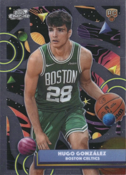 2025 Topps Chrome Cosmic Hugo González RC #172 Boston Celtics