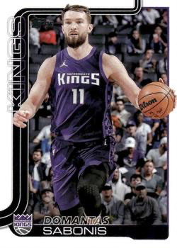 2025 Topps NBA Domantas Sabonis #167 Sacramento Kings