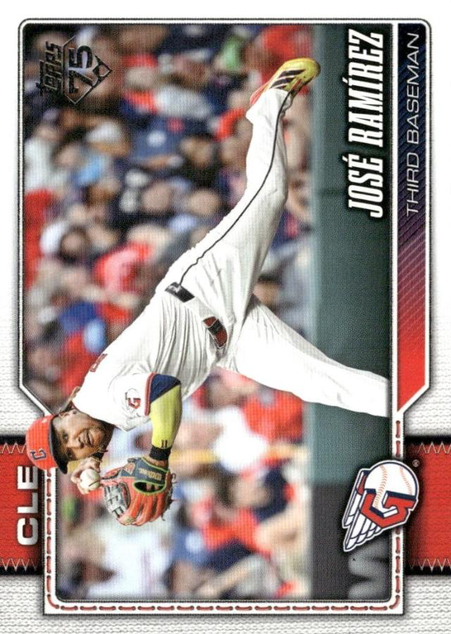 2026 Topps Series 1 Jose Ramirez #284 Cleveland Guardians