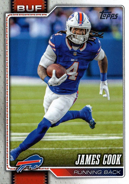 2026 Topps Flagship James Cook #25 Buffalo Bills
