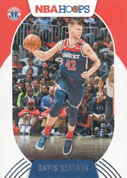 2020 Panini Hoops Davis Bertans #124 Washington Wizards