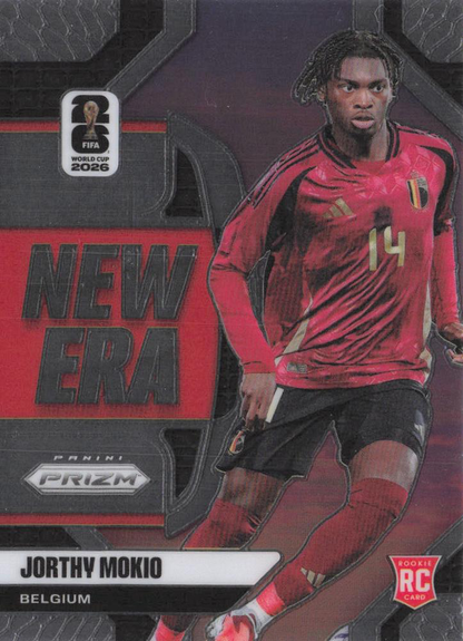 2026 Panini Prizm FIFA World Cup New Era Jorthy Mokio #11 Belgique