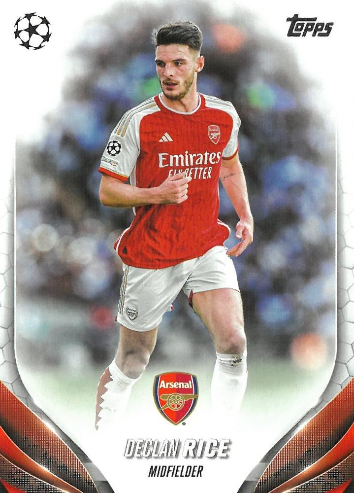2023 Topps UCC Declan Rice #6 Arsenal FC