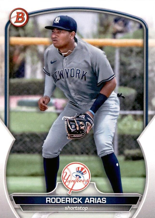 2023 Topps Bowman Paper Prospects Roderick Arias New York Yankees #BP-135