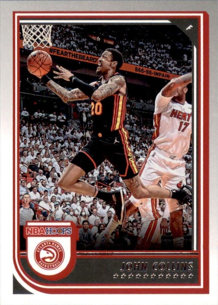 2022 Panini Hoops John Collins #81 Atlanta Hawks