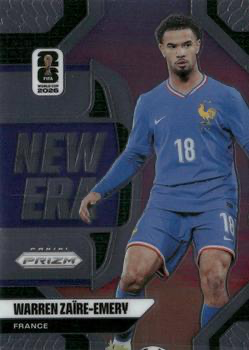 2026 Panini Prizm FIFA World Cup New Era Warren Zaire-Emery #25 France