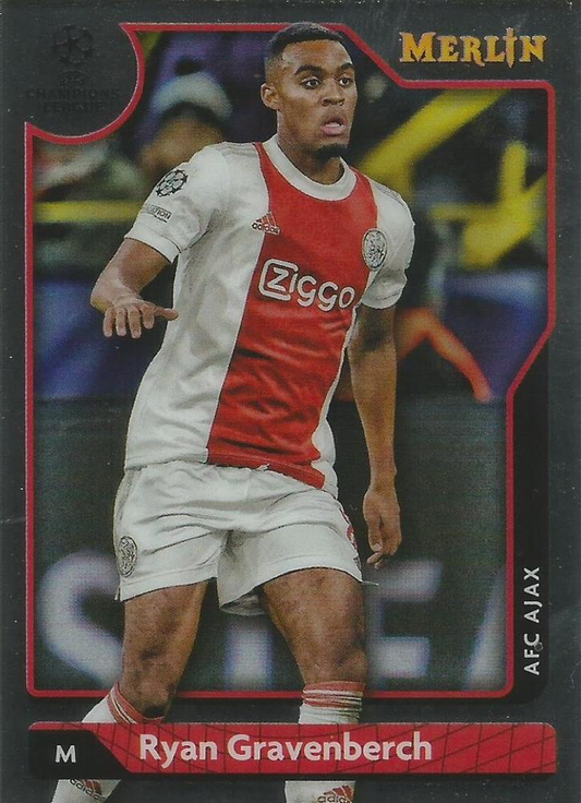 2021 Topps Merlin UEFA Club Competitions Ryan Gravenberch #149 Ajax