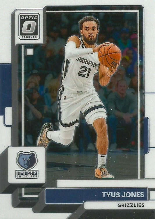 2022 Panini Donruss Optic Tyus Jones #184 Memphis Grizzlies
