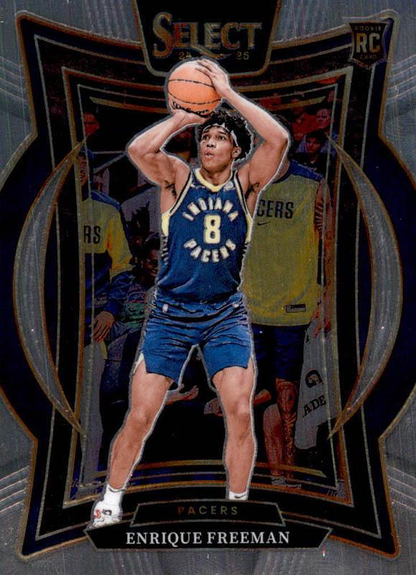 2024 Panini Select Enrique Freeman RC #80 Indiana Pacers