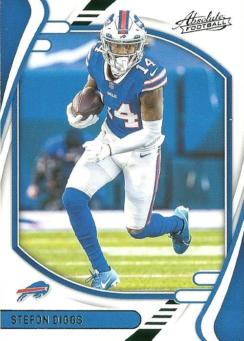 2021 Panini Absolute Green Stefon Diggs #37 Buffalo Bills