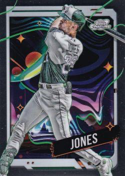2024 Topps Chrome Cosmic Nolan Jones #59 Colorado Rockies