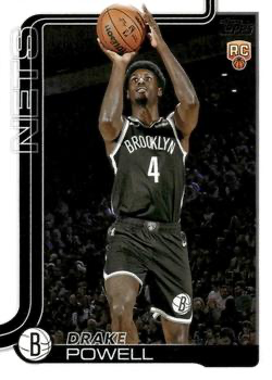 2025 Topps NBA Drake Powell RC #222 Brooklyn Nets
