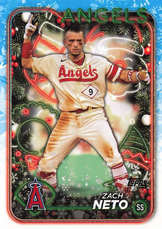2024 Topps Holiday Zach Neto Los Angeles Angels #H157