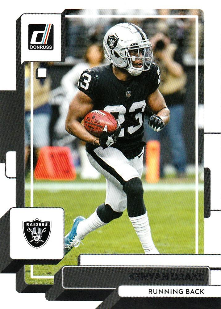 2022 Panini Donruss Kenyan Drake #286 Las Vegas Raiders