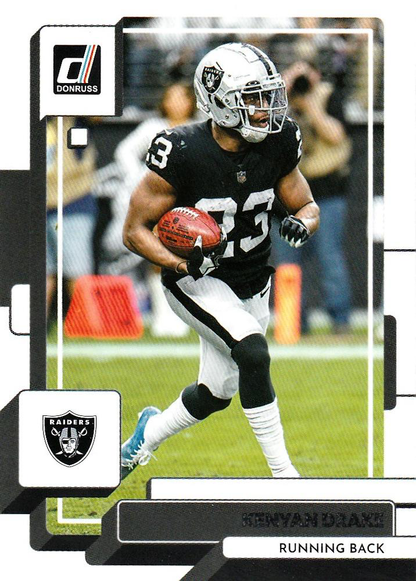 2022 Panini Donruss Kenyan Drake #286 Las Vegas Raiders
