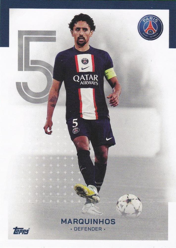 2022 Topps PSG Team Set Marquinhos #5 Paris Saint-Germain