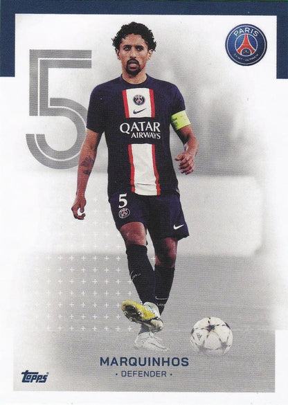 2022 Topps PSG Team Set Marquinhos #5 Paris Saint-Germain