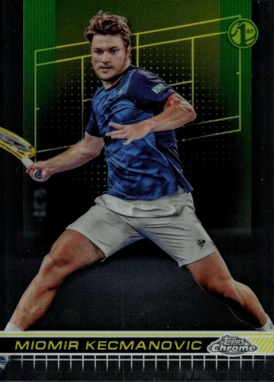 2024 Topps Chrome Tennis Miomir Kecmanovic RC #114