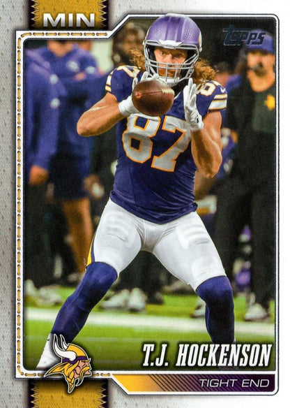 2026 Topps Flagship T.J. Hockenson #241 Minnesota Vikings