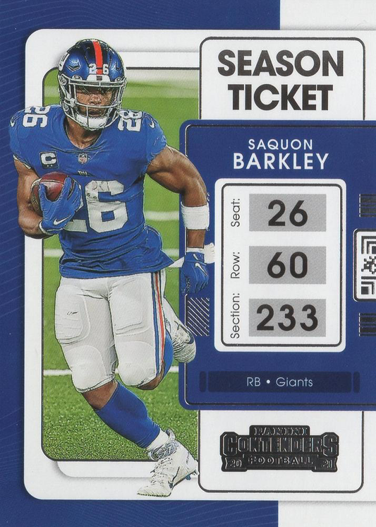 2021 Panini Contenders Saquon Barkley New York Giants #74