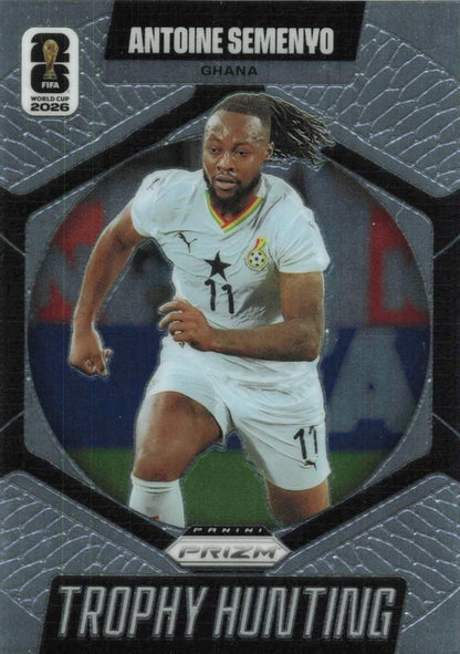 2026 Panini Prizm World Cup Trophy Hunting Antoine Semenyo #10 Ghana