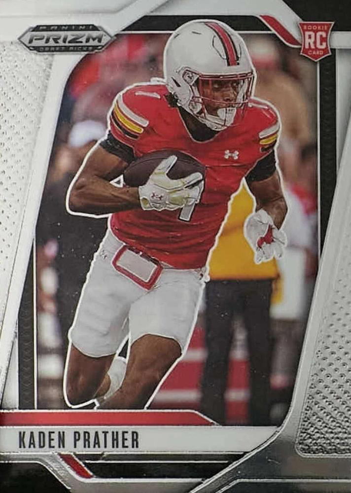 2025 Panini Prizm Draft Picks Kaden Prather #55 Maryland Terrapins