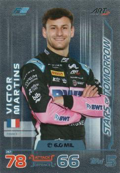 2024 Topps Turbo Attax F1 Victor Martins ST FOIL #267 ART Grand Prix