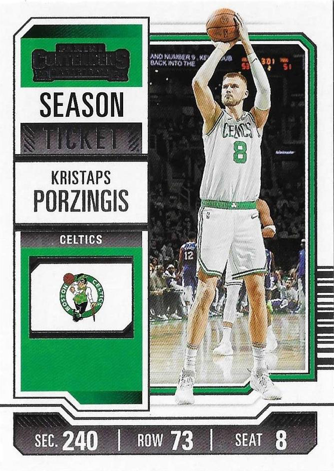 2023 Panini Contenders Kristaps Porzingis #45 Boston Celtics