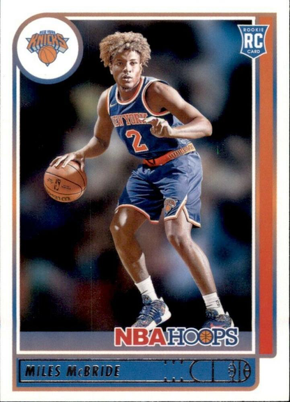 2021 Panini Hoops Miles McBride RC #232 New York Knicks