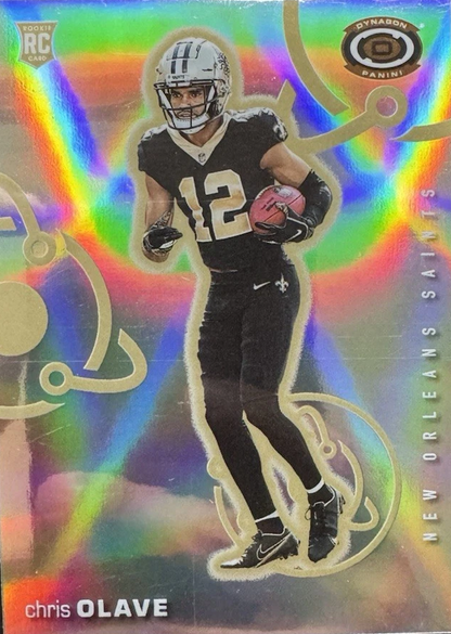 2022 Panini Chronicles Dynagon Rookies Silver RC Chris Olave #D-7 New Orleans Saints