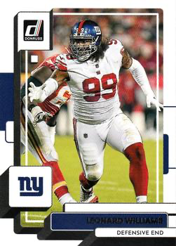2022 Panini Donruss Leonard Williams #164 New York Giants