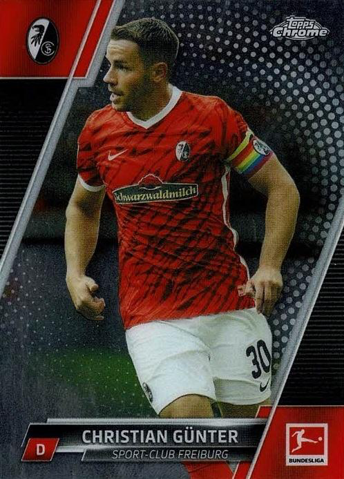 2021 Topps Chrome Bundesliga Christian Gunter #40 SC Freiburg