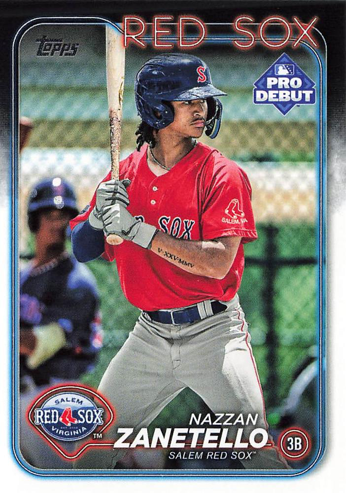 2024 Topps Pro Debut Nazzan Zanetello #PD-174 Salem Red Sox