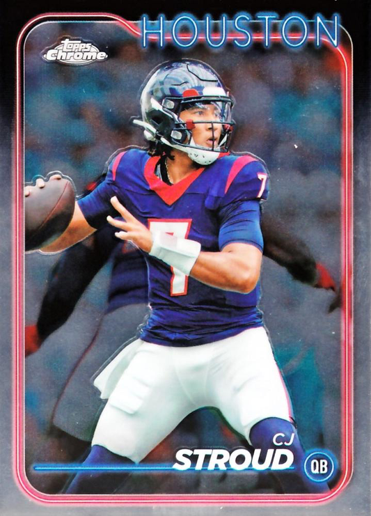 2024 Topps Chrome Football CJ Stroud #83 Houston Texans