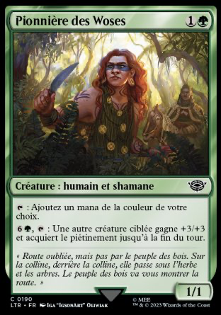 2023 Magic MTG Le Seigneur des Anneaux Pionnière des Woses LTR #190