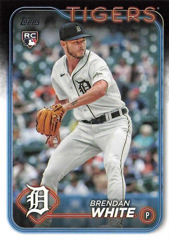 2024 Topps Series 1 Brendan White RC #8 Detroit Tigers