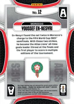 2026 Panini Prizm World Cup Aces Youssef En-Nesyri #12 Maroc