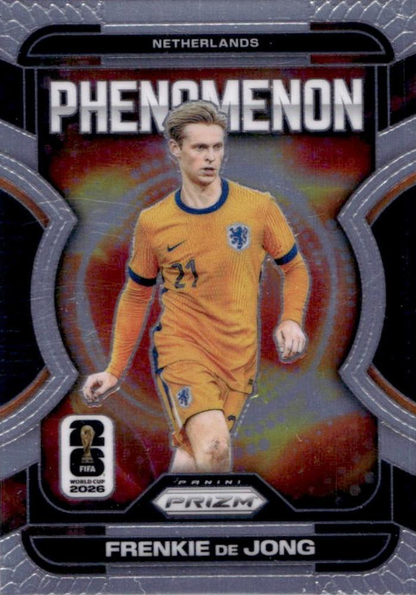 2026 Panini Prizm FIFA World Cup Phenomenon Frenkie de Jong #3 Pays-Bas