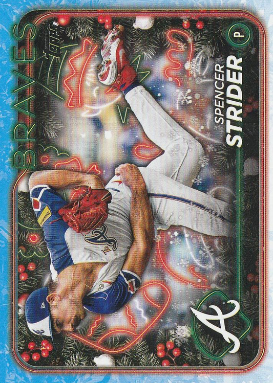 2024 Topps Holiday Spencer Strider Atlanta Braves #H110