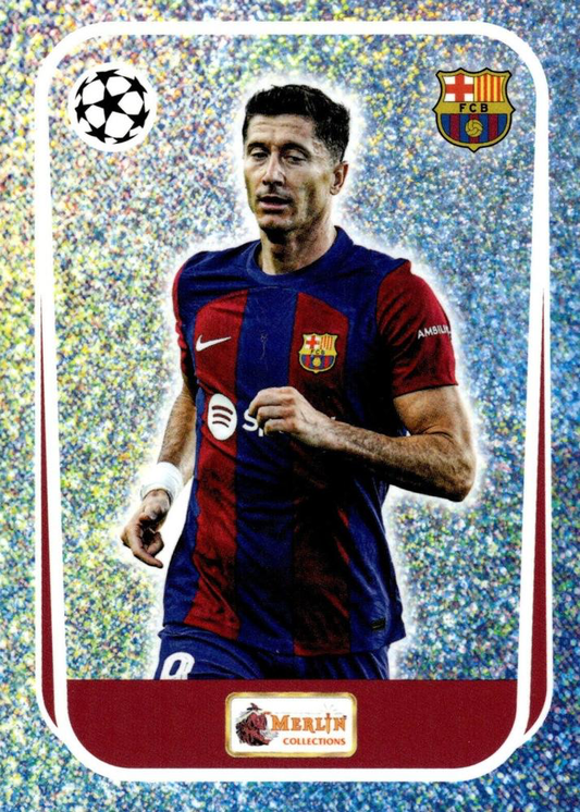 2023 Topps Merlin Heritage UCC Robert Lewandowski MMW #99 FC Barcelona