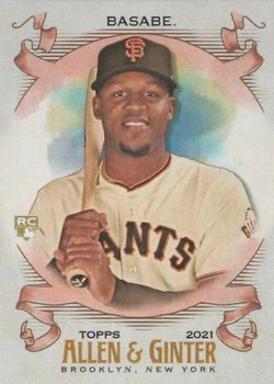 2021 Topps Allen & Ginter Luis Basabe RC San Fransico Giants #238
