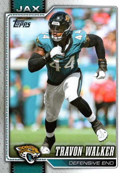 2026 Topps Flagship Travon Walker #230 Jacksonville Jaguars