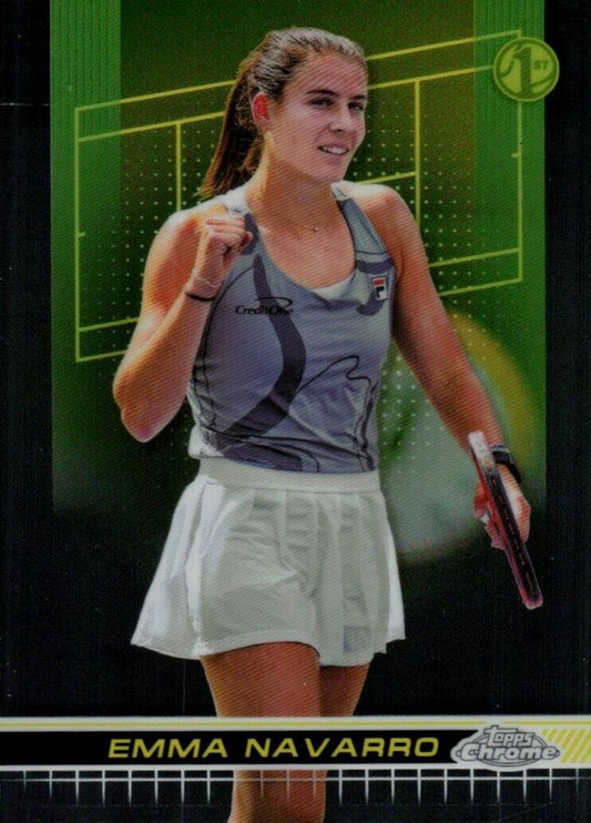 2024 Topps Chrome Tennis Emma Navarro RC #141