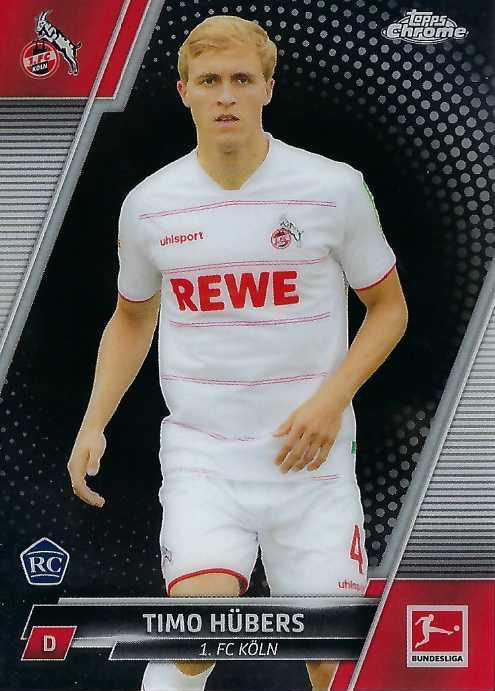 2021 Topps Chrome Bundesliga Timo Hubers RC #13 1. FC Koln