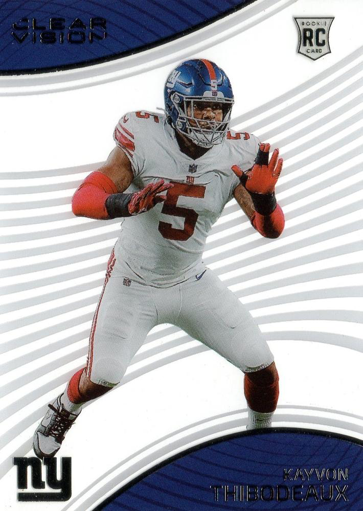 2022 Panini Chronicles Clear Vision Rookies RC Kayvon Thibodeaux #CVR-24 New York Giants